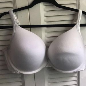 White Cacique Plunge bra